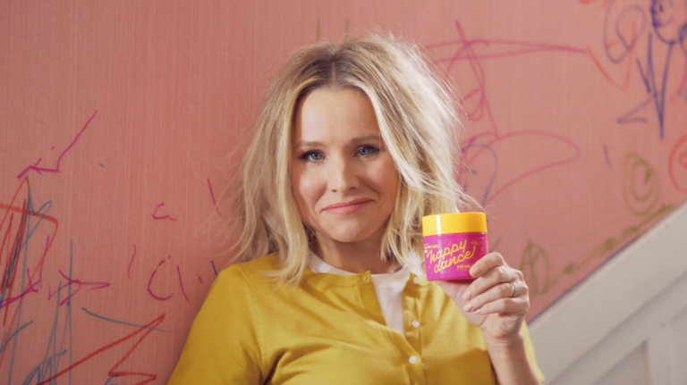 Kristen Bell Does the Happy Dance with CBD Skin Care Line 