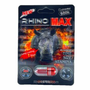 Rhino Max male enhancement supplement.